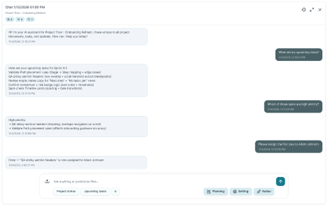 AI-guided stage-aware chatbot
